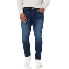 PAIGE Mens Lennox Transcend Vintage Jeans, Blue, 44x33 picture