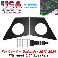 1SET For 2017-2024 Can Am Defender Speaker Roof Mounts - Fits most 6.5