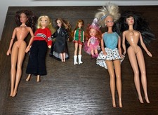 Vintage Barbie Doll Lot Of 7 S picture