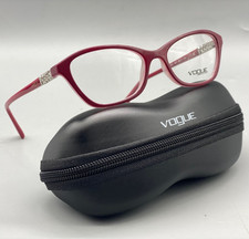 Vogue VO 5139 B 2537 Women’s Eyeglasses 52mm Cat Eye Red/Clear Plastic Frame picture