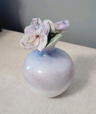 Lark Elizabeth Rodrizues ceramic vase / perfume bottle & floral stopper BEAUTY picture