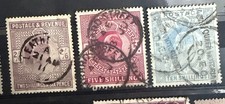 GB 1902 KEVII High Values To 10 Shillings Fine Used Cat £900 picture