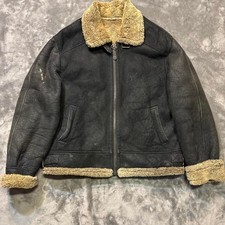 Vintage 80s Wilson B-3 bomber flight leather jacket picture