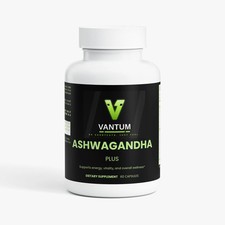 Vantum Ashwagandha Plus Capsules, Stress & Mood Support, Vegetarian Non-GMO picture