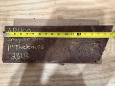 Irregular Piece of Abrasive Resistant Steel Plate - AR400 - 1” Thickness picture
