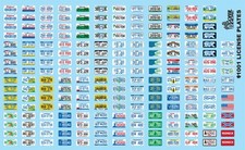 Gofer Racing 11001 Licence Plate Decal 1:24 New picture