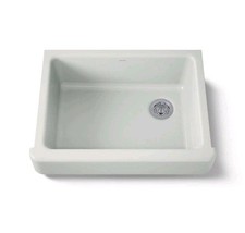 Kohler 6487-FF Whitehaven Farmhouse Apron-Front Kitchen Sink Sea Salt Color picture