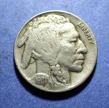 1931-S Buffalo Nickel  Abt. VF picture