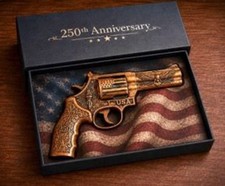 250th Anniversary 3D Revolver 2.5 oz Copper Medal 2026 picture