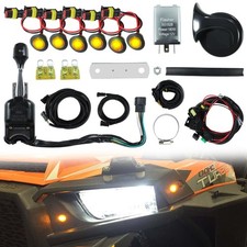 UTV Turn Signal Kit Plug and Play Street Legal Kit with Column Horn | ATV UTV... picture