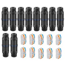 10PCS Waterproof Junction Box 3Way Electrical Cable Wire Connector for AWG 28-12 picture