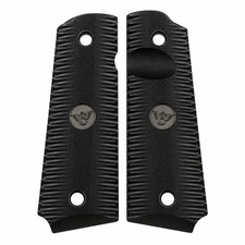 Wilson Combat 1911 Full Size Eagle Claw G10 Grips Black Beveled Bottom picture