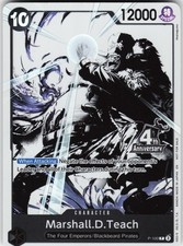 Marshall.D.Teach 4th Anniversary Treasure Campaign Pack P-100 One Piece Promo picture