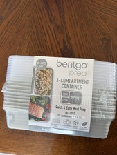 Bentgo Prep 20-Piece Meal Prep Containers 3 Compartment Gray picture
