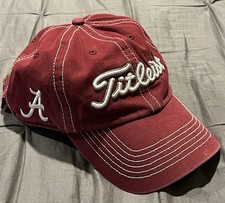 Titleist Vintage Alabama Crimson Tide Golf Hat Crimson OSFA picture