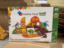 MAGNA-TILES Dino World 40-Piece Magnetic Construction Set picture