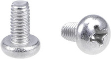 20Pcs M4 x 8mm Cross Head Pan Head Machine Screws 304 Stainless Steel Bolts picture