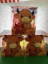 Brand New PPNC Highland Cow Squishy Light And Dark Color Five Below Lot Of 3 picture