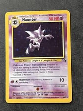 Pokemon Haunter 6/62 - Holo Rare 1999 Fossil Set - English Vintage WotC LP picture