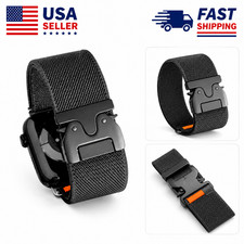 Parachute Nylon Watch Band for Apple Watch Ultra 49mm Sport Strap Metal Buckle picture