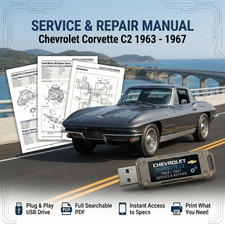CHEVROLET CORVETTE C2 1963 1964 1965 1966 1967 SERVICE REPAIR WORKSHOP MANUAL picture