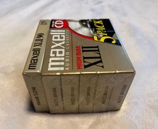 Maxell XLII 90 high bias blank cassette tapes 6 pack (5+1) NEW UNOPENED picture