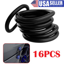 16PCS Bumper Fender Quick Release Fasteners Replacement Rubber Bands O-Rings US picture