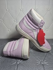 NWB Vans Sk8-Hi Cup Leather Lilac Snow High-Top Casual Shoes 5 Men's 6.5Women's  picture