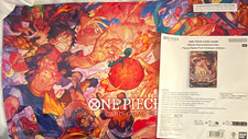 Bandai Namco One Piece Card Game Playmat + Ace Promo, Flame-Flame Fruit, Rubber picture