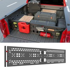For 2019-2026 Chevy Silverado GMC Sierra Truck Bed Divider Organizer Molle Panel picture