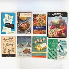 Freezing & Preserving Food Recipe Booklets Pamphlets - Lot of 9 -Vtg 1940-1970s picture