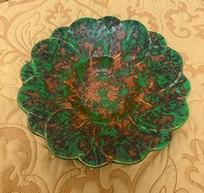 Rare Vintage Weller Pottery Coppertone Large Centerpiece Bowl 12
