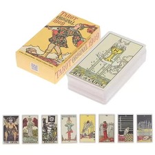 BEAUTIFUL 1909 Original Tarot Card Rider Waite Smith Deck Board Game Divination picture