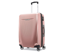 Samsonite Winfield 3 DLX Hardside Expandable Luggage w/ Spinners Checked 25 inch picture