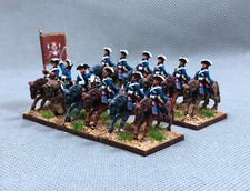 15mm Seven Years War Painted Sweden Nylands Dragoons SB4 picture