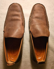 Timberland Men's Smart Comfort Brown Leather Driving Moc Loafer Sz 10.5M Pre-Own picture