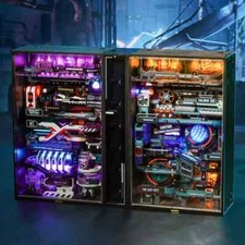 ROKR Parallel World Cyberpunk Steampunk Gaming Building Toys 3D Puzzle Xmas Gift picture