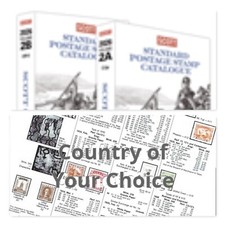 Country Pages from 2026 Scott Standard Postage Stamp Catalog 2A-2B FREE US SHIP picture