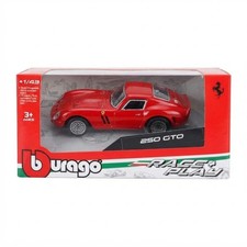 Bburago Ferrari 250 GTO Red 1/43 Scale Diecast Model Car Race & Play Series picture