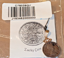 Vintage JCM 14K Sixpence Pendant picture