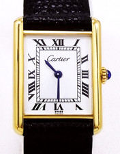 Cartier Authentic Men's Tank with Presentation Box and Cartier Gift Bag picture