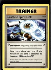 Pokemon Blastoise Spirit Link 73/108 XY Evolutions Non Holo 2 Card Lot LP picture