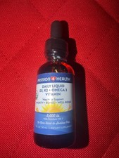 Passion 4 Health Organic Liquid Vitamin D3 5000 IU + K2 (MK-7) + Omega 3 - NEW picture