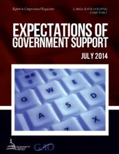 LARGE BANK HOLDING COMPANIES Expectations of Government Support 9781511410403-, picture