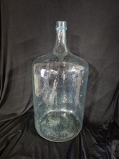 Large Vintage Aqua Blue Glass Demijohn Carboy Bottle 20