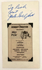 SIGNED Jack Gilford 5x8