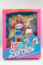Vintage Mattel 1989 Pepsi Spirit Barbie Doll New in Box picture