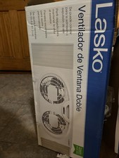 Lasco 2- Speed 6-Blade Electric Twin Window Fan 5.15 L x 10.15 H x 21.75 W in. picture