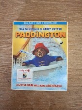 PADDINGTON BLU-RAY 2 DISC SET  TARGET EXCLUSIVE lenticular slipcover  BOOK OOP picture