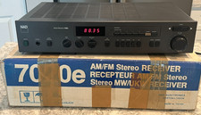 Vintage NAD Stereo Receiver 7020e AM/FM Audio Component with Original Box Tested picture